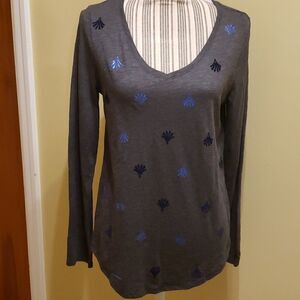 ❤ 3/$20 Gray Sonoma Long sleeved tshirt